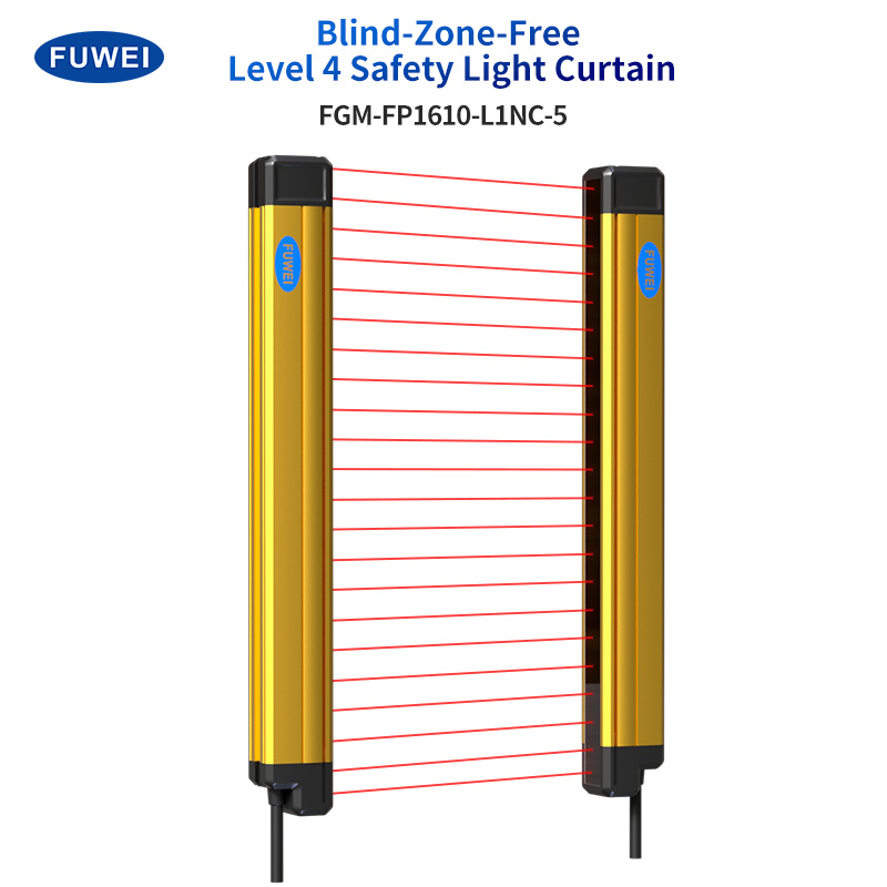 Bộ mã hóa ánh sáng an toàn bốn giai đoạn không mù FGM-FP1610-L1NC: Tổng an toàn cho tự động hóa công nghiệp