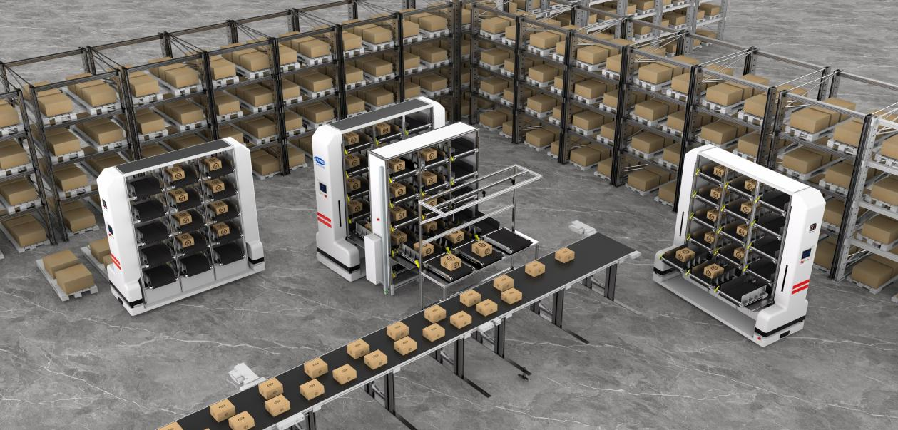 Hướng dẫn thông minh cho các gói NC nhỏ: Giải pháp AGV sắp xếp nhiều lớp chính xác và hiệu quả
