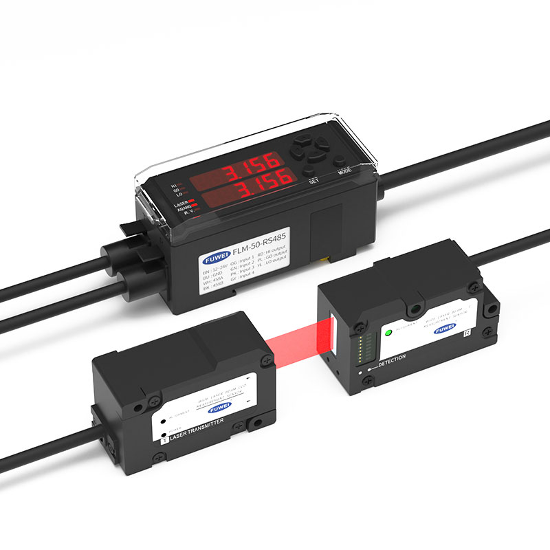 FLM-50-RS485 Đường kính laser chính xác cao thông qua cảm biến đo độ rộng độ rộng chùm tia