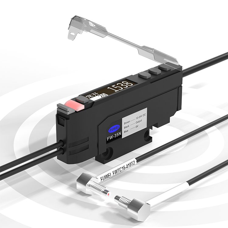 FWTC9-410TZ cảm biến sợi bên phải đa lõi đồng trục
