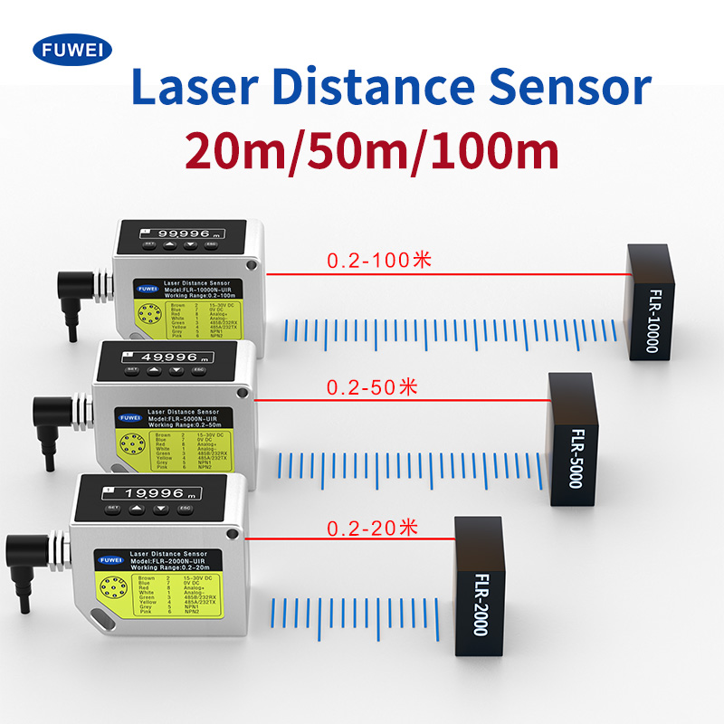 Cảm biến khoảng cách Laser 100 mét FLR-10000N-UIR